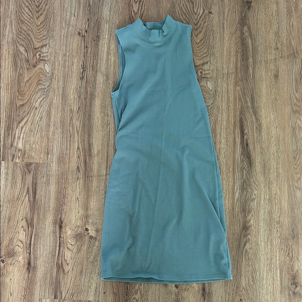 Sleeveless Sage Green Dress